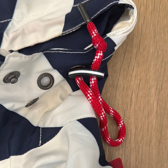 Helly Hansen Navy and White Striped Utility Jacket - Picture 4 of 5